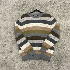 Tricots St Raphael Multi-Colored Crewneck Sweater
